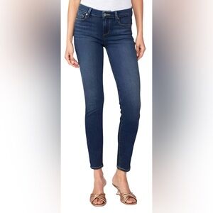 PAIGE Verdugo Ankle Skinny Jeans – Dark Blue Wash – Size 26 – Made in USA